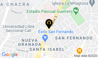 Mapa de Cárdenas Galvis Gabriel en Cali