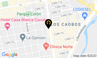 Mapa de Cárdenas Granados Irma en Cúcuta