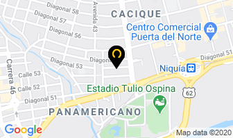 Mapa de Cardiesel en Medellín