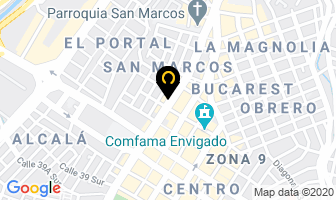 Mapa de Cardioline en Medellín