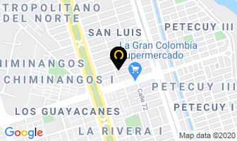 Mapa de Cardona Falla Gloria Esperanza en Cali
