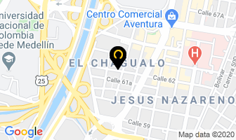 Mapa de Carga & Trasteos Unidos Ltda. en Medellín