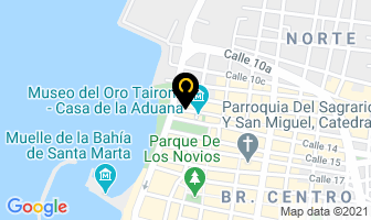 Mapa de Caribbean Divers E.u. en Santa Marta