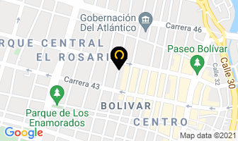 Mapa de Caribe Elite en Barranquilla