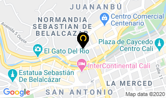 Mapa de Caribe Internacional en Cali