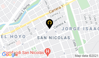 Mapa de Caribe S.a.s. Renault en Cali