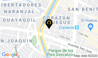 Mapa de Caritas De Angel en Medellín