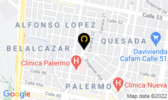 Mapa de Carllantas Sas en Bogotá D.C