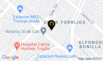 Mapa de Carlos Fibra en Cali