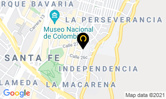 Mapa de Carmen en Bogotá D.C