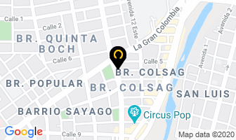 Mapa de Carnabar Parrilla Bar en Cúcuta