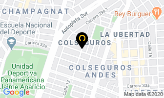 Mapa de Carnes Colseguros en Cali