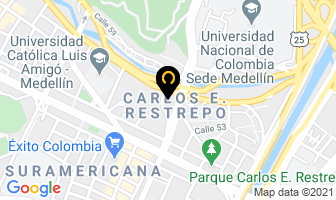 Mapa de Carnes Dino en Medellín