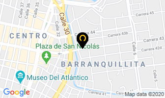 Mapa de Carnes El Cebú en Barranquilla
