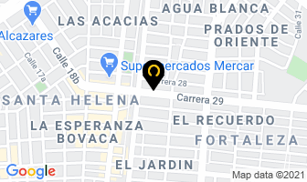 Mapa de Carnes Frías El Maná en Cali