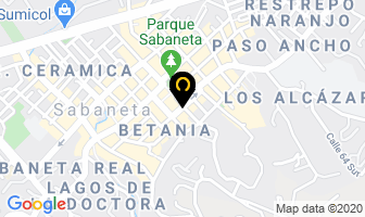 Mapa de Carnes La Perla en Sabaneta