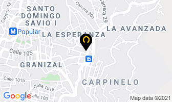 Mapa de Carnes Metro Cable en Medellín