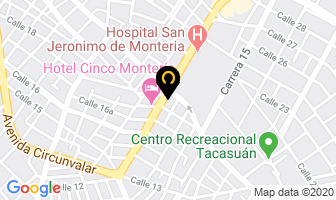 Mapa de Carnes Y Verduras La 22 en Montería