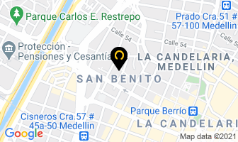 Mapa de Carnicería El Optimo en Medellín