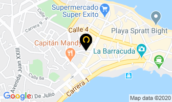 Mapa de Carnicería Leccese en San Andrés