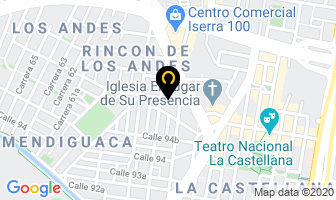 Mapa de Carnicería Rionegro en Bogotá D.C