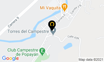 Mapa de Caro Prada Alexandra en Popayán