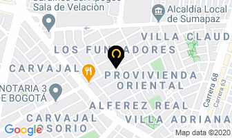 Mapa de Carolina en Bogotá D.C