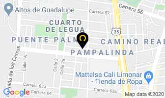 Mapa de Carolina Herrera Soportes Elásticos en Cali