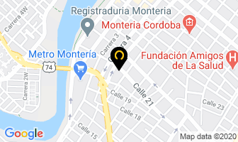 Mapa de Carolina Plata en Montería