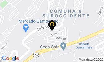 Mapa de Carpinteria Artec Ramon Riveros en Bucaramanga