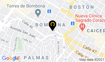 Mapa de Carpintería Edsanto en Medellín