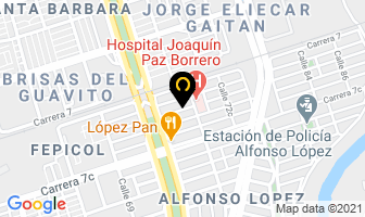Mapa de Carpintería Eduardo López en Cali