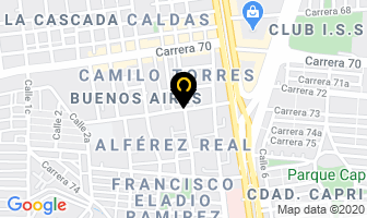 Mapa de Carpinteria H&h en Cali