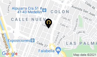 Mapa de Carpintería Sergio Mesa E.u. en Medellín