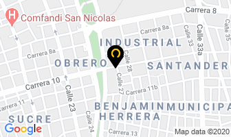 Mapa de Carrocerias Del Valle Ltda en Cali