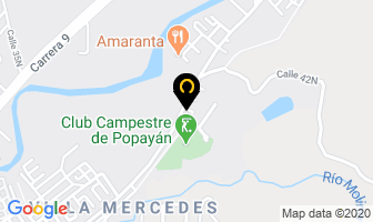 Mapa de Carservis en Popayán