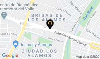 Mapa de Cartones América S.a. en Cali