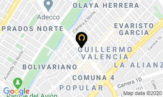 Mapa de Cartones Y Cajas en Cali
