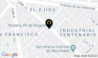 Mapa de Cartoplas S.a. en Bogotá D.C