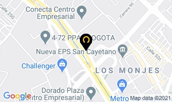 Mapa de Carvajal Educación en Bogotá D.C