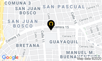 Mapa de Carvidrios en Cali