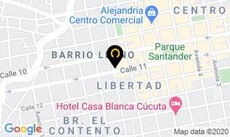 Mapa de Carziny Cinturones en Cúcuta
