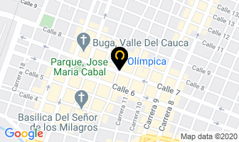 Mapa de Casa Agricola en Guadalajara de Buga