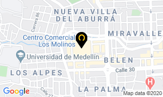Mapa de Casa Areiza en Medellín