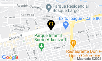 Mapa de Casa Blanca Eventos en Ibagué