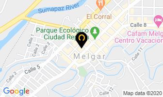 Mapa de Casa Cabaña Villa Isabel en Melgar