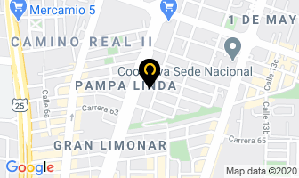 Mapa de Casa Camaleón Restaurante en Cali