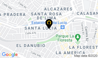 Mapa de Casa Campo en Medellín