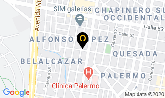 Mapa de Casa Central De Mantenimiento en Bogotá D.C
