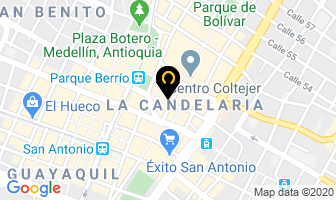 Mapa de Casa Christian Ltda en Medellín